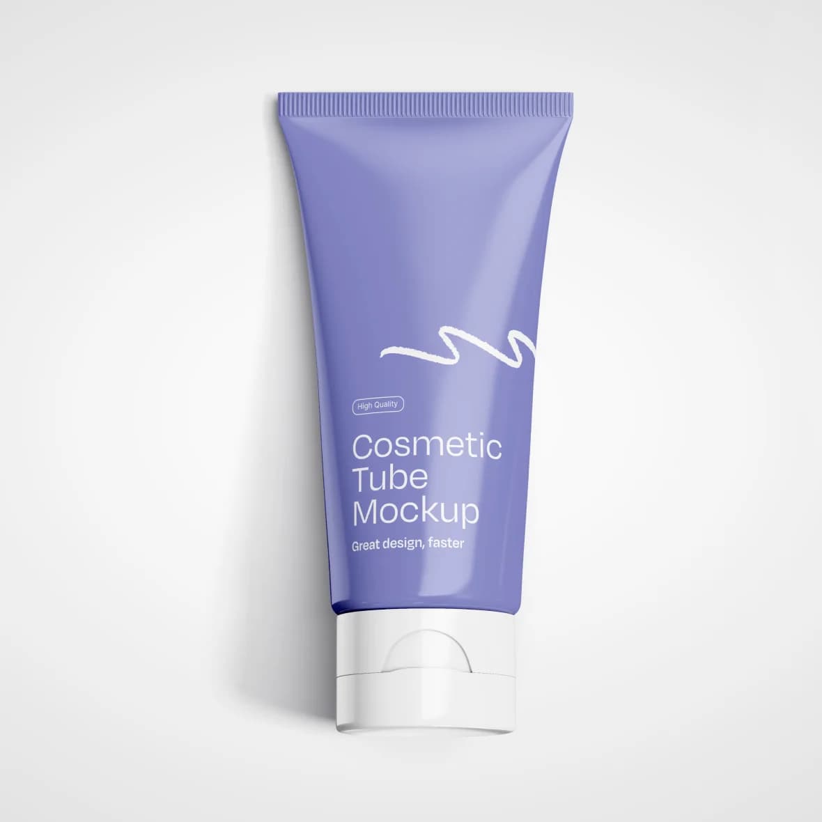 Scalp Revitalising Serum, lavender tube with a white cap on a light grey background