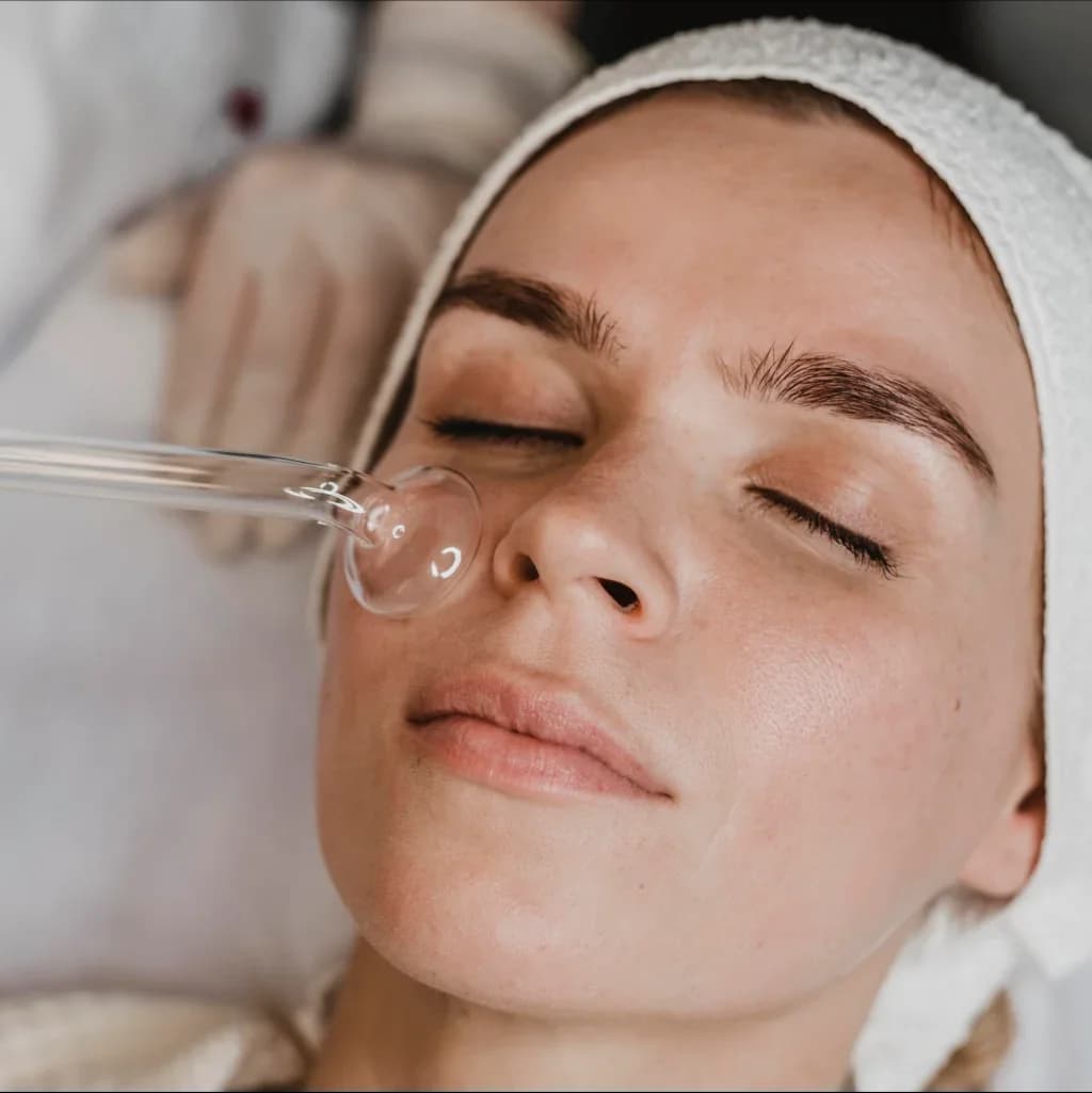 Regenerative serum applied to the under-eye area